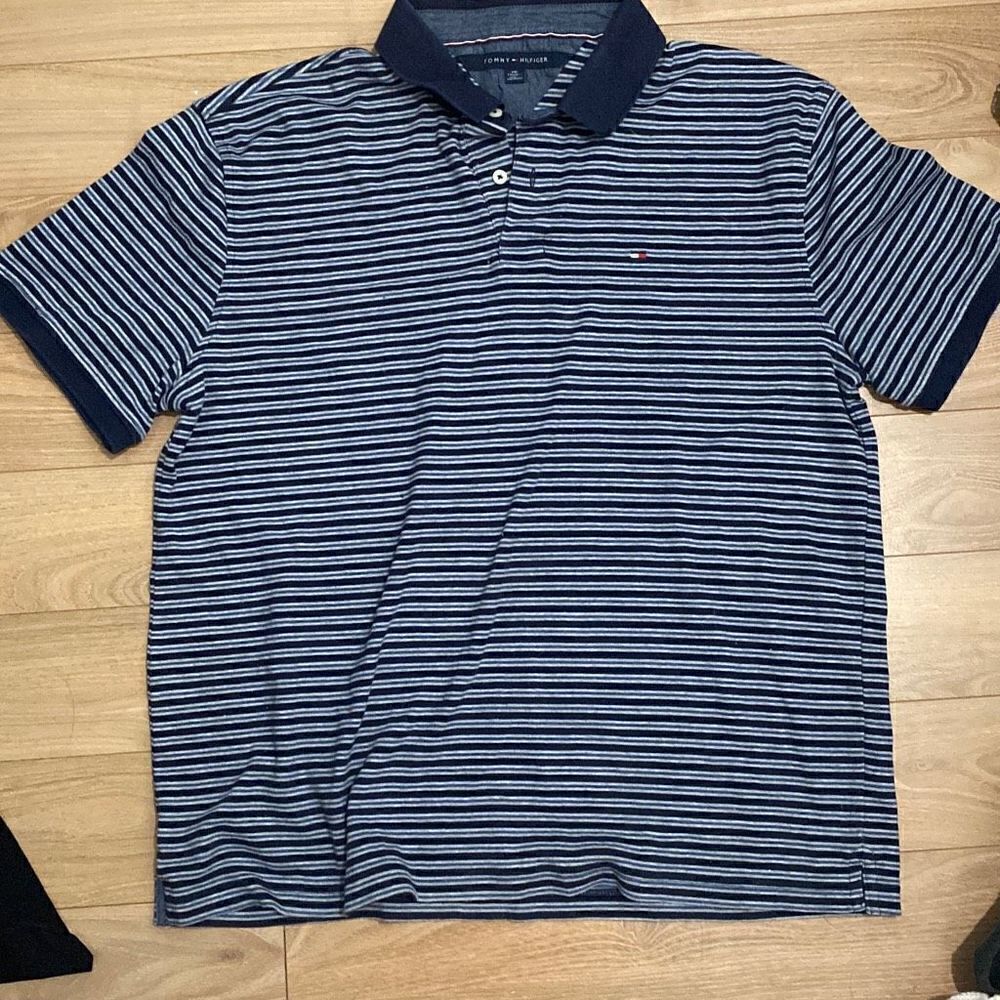 Tommy Hilfiger mens striped polo xxl‎